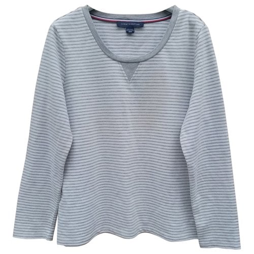 Pre-owned Tommy Hilfiger Top In Grey