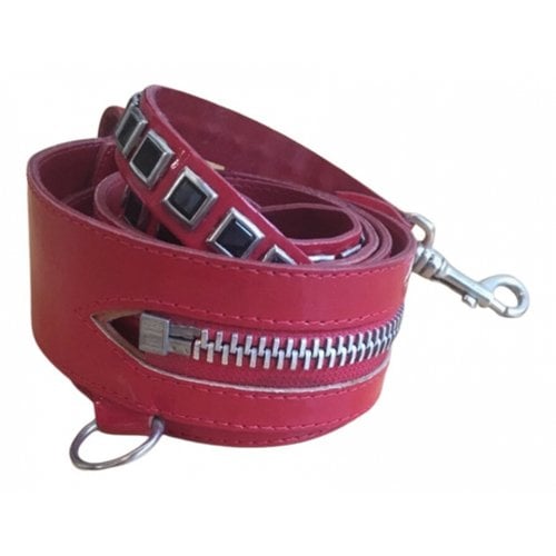 Pre-owned Sonia Rykiel Leather Belt In Red