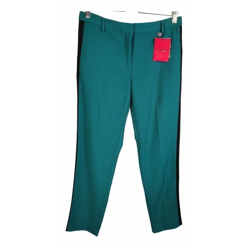 Pre-owned Narciso Rodriguez Trousers In Turquoise
