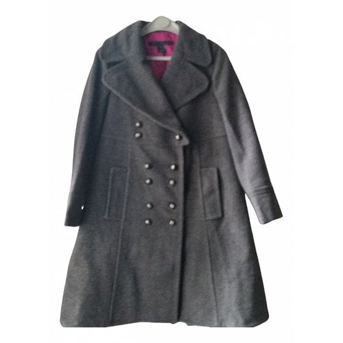 Pre-owned Marc By Marc Jacobs Wool Coat In Grey