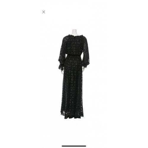 Pre-owned Rachel Zoe Maxi Dress In Black