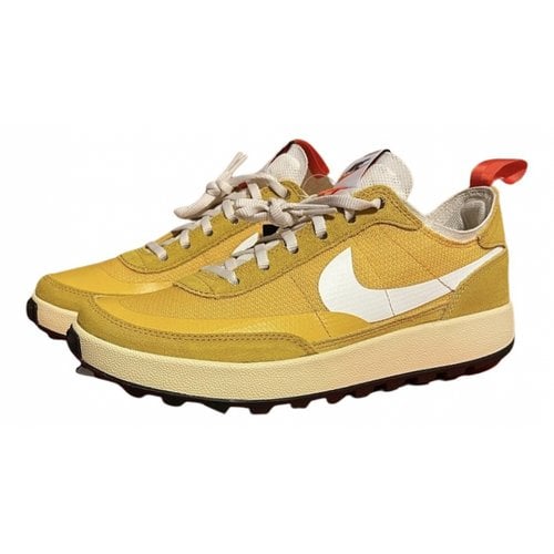 Pre-owned Nike X Tom Sachs Trainers In Yellow