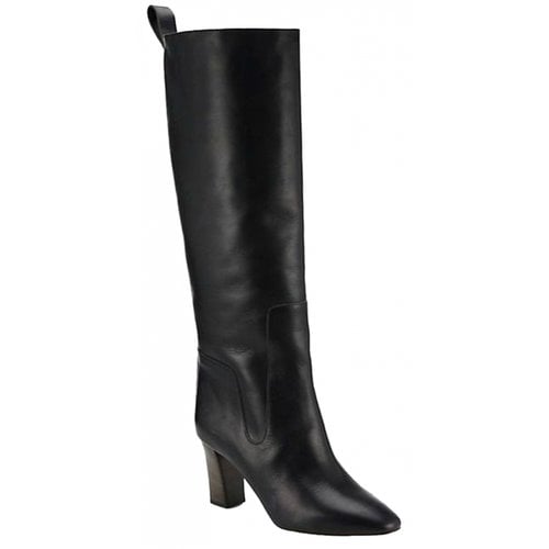 Pre-owned Chloé Leather Boots In Black