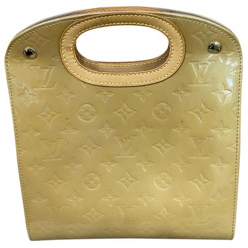 Pre-owned Louis Vuitton Roxbury Leather Handbag In Yellow