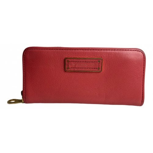 Pre-owned Marc By Marc Jacobs Leather Wallet In Pink