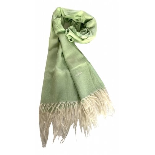 Pre-owned Ballantyne Cashmere Stole In Green