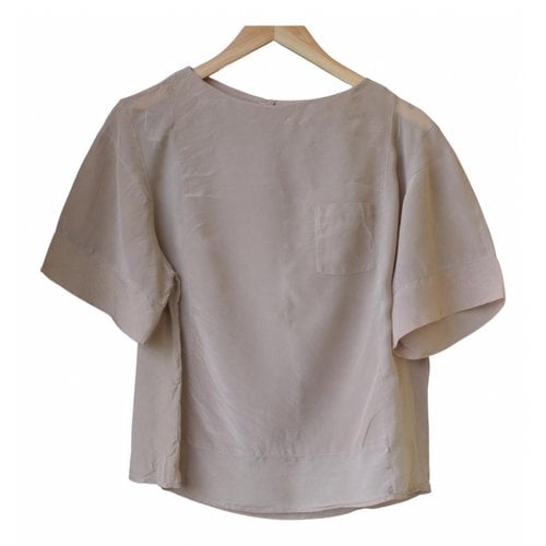 Pre-owned Drykorn Silk Shirt In Beige