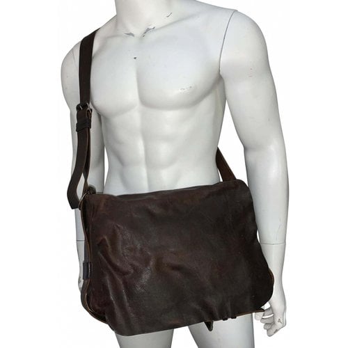 Pre-owned Balenciaga Day Leather Handbag In Brown