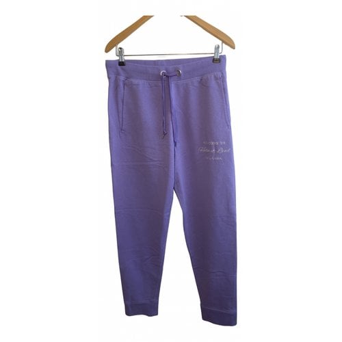 Pre-owned Helmut Lang Trousers In Purple