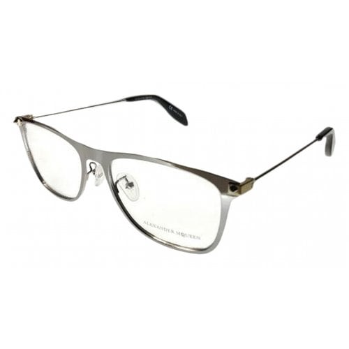 Pre-owned Alexander Mcqueen Sunglasses In Silver