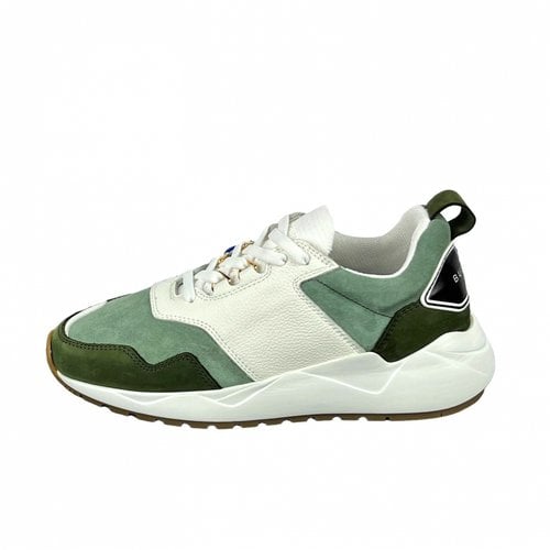 Pre-owned Buscemi Leather Trainers In Green