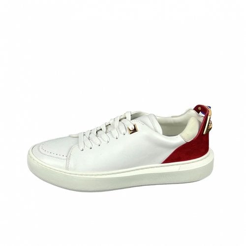 Pre-owned Buscemi Leather Trainers In White