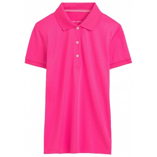 Pre-owned Tory Burch Polo In Pink