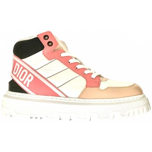 Pre-owned Dior Leather Trainers In Multicolour
