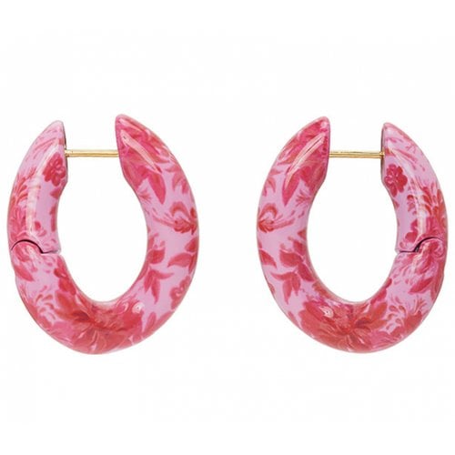 Pre-owned Balenciaga Earrings In Pink