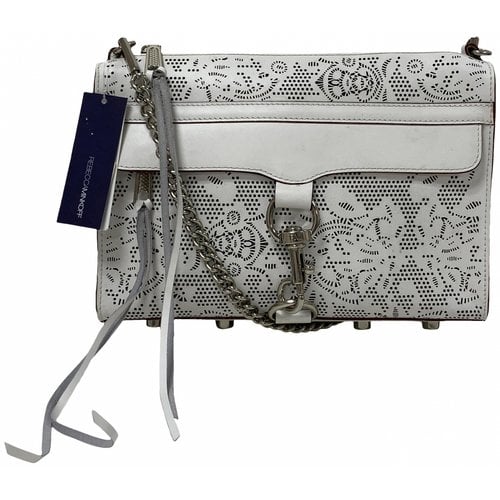 Pre-owned Rebecca Minkoff Leather Crossbody Bag In White