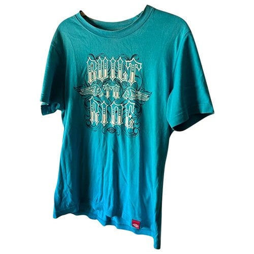 Pre-owned Dickies T-shirt In Turquoise