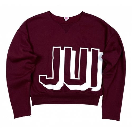 Pre-owned Juicy Couture Sweatshirt In Burgundy