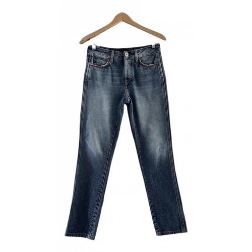 Pre-owned Alanui Jeans In Blue