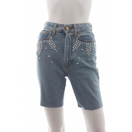 Pre-owned Alessandra Rich Shorts In Blue