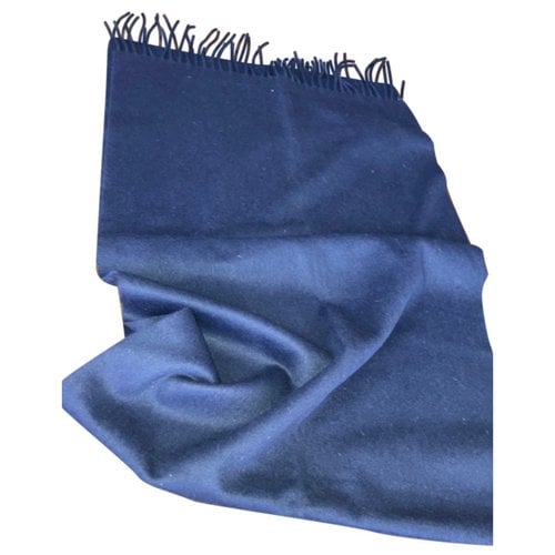 Pre-owned Agnona Scarf In Blue