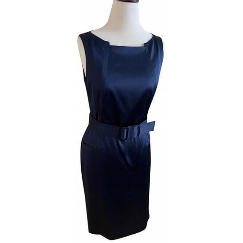 Pre-owned Hugo Boss Silk Mid-length Dress In Other