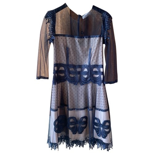 Pre-owned Anna Molinari Mid-length Dress In Blue