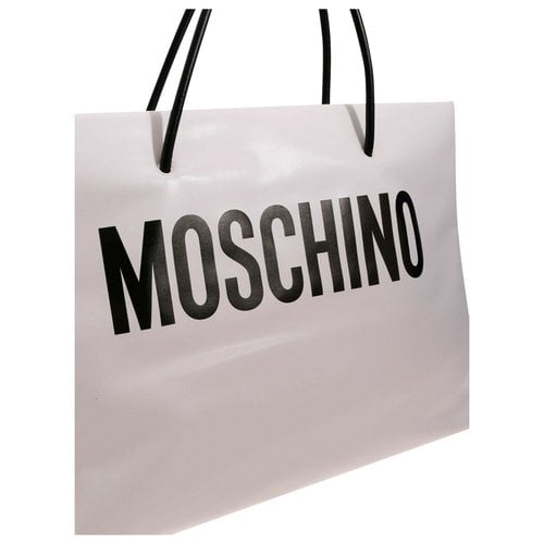 Pre-owned Moschino Tote In Pink