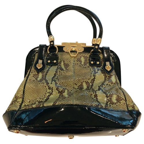 Pre-owned Zac Posen Patent Leather Satchel In Multicolour