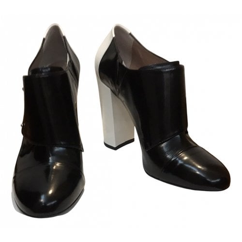 Pre-owned Anteprima Leather Ankle Boots In Multicolour