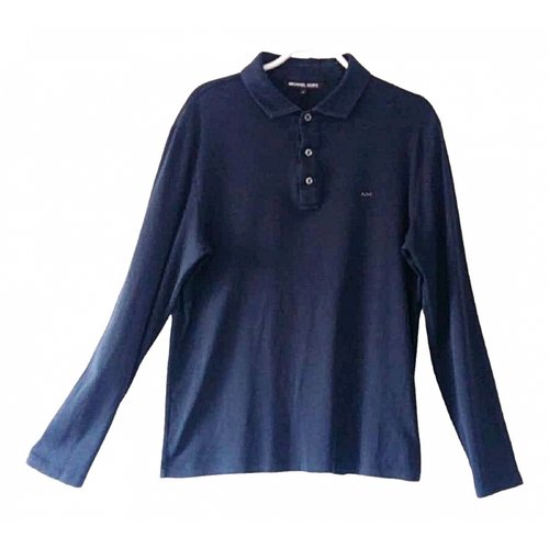 Pre-owned Michael Kors Polo Shirt In Navy