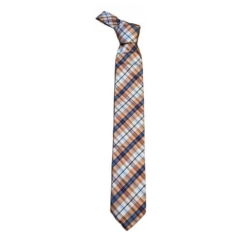 Pre-owned Hackett London Silk Tie In Multicolour