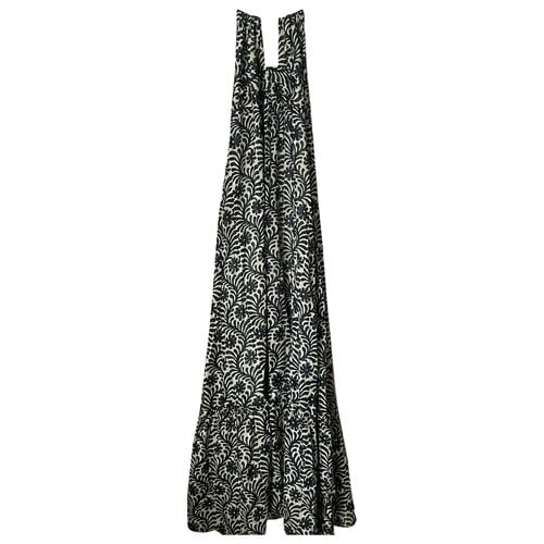 Pre-owned Milly Maxi Dress In Black