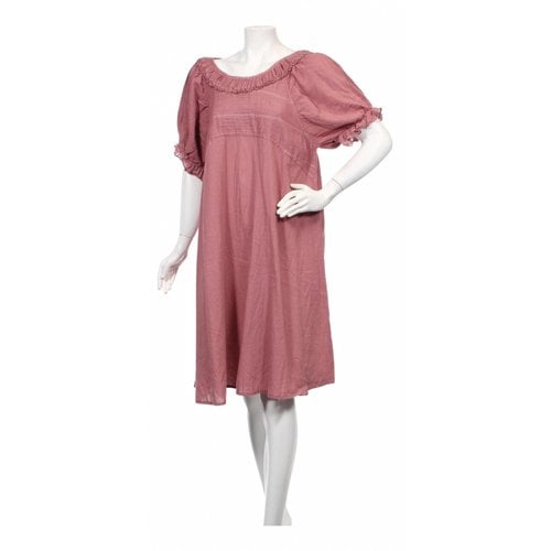 Pre-owned Rabens Saloner Mid-length Dress In Pink