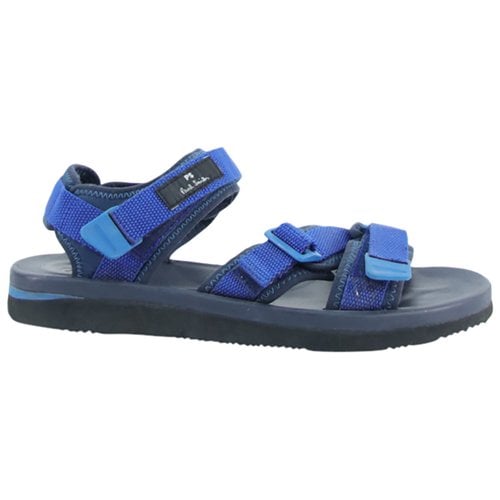 Pre-owned Paul Smith Cloth Sandals In Blue