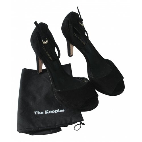 Pre-owned The Kooples Sandals In Black