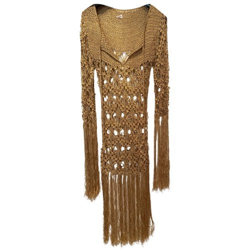 Pre-owned Nolita Dress In Gold