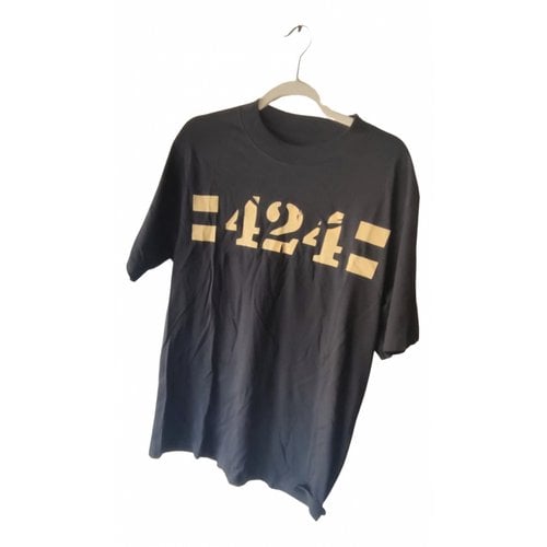 Pre-owned 424 T-shirt In Black