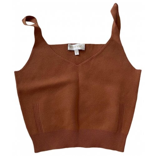 Pre-owned Ronny Kobo Camisole In Brown