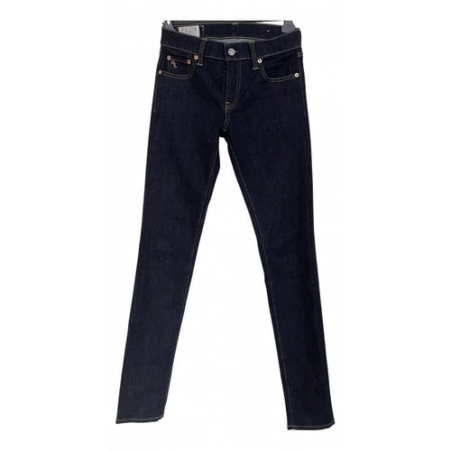 Pre-owned Polo Ralph Lauren Slim Jeans In Blue