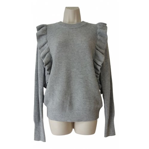 Pre-owned 7 For All Mankind Wool Jumper In Grey