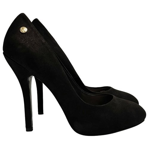 Pre-owned Vivienne Westwood Anglomania Leather Heels In Black