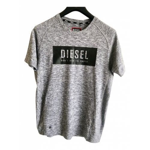 Pre-owned Diesel T-shirt In Grey