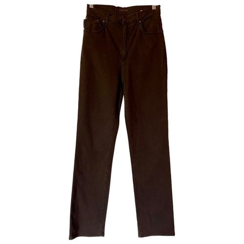 Pre-owned Krizia Jeans In Brown