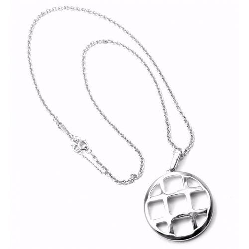 Pre-owned Cartier White Gold Necklace In Silver