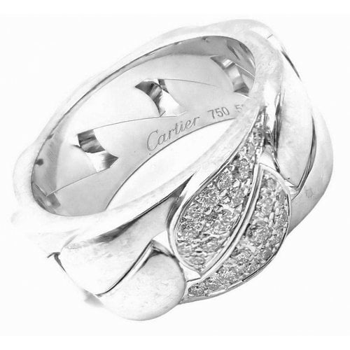 Pre-owned Cartier Yellow Gold Ring In Silver