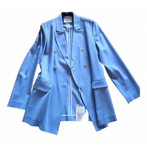 Pre-owned True Royal Wool Blazer In Turquoise