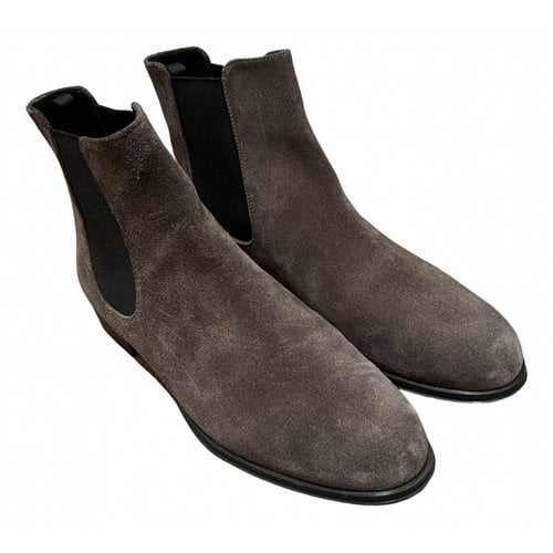 Pre-owned Pretty Ballerinas Ankle Boots In Grey