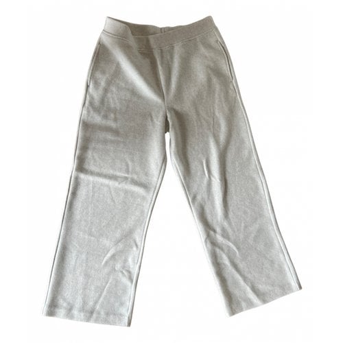 Pre-owned Vince Straight Pants In Grey