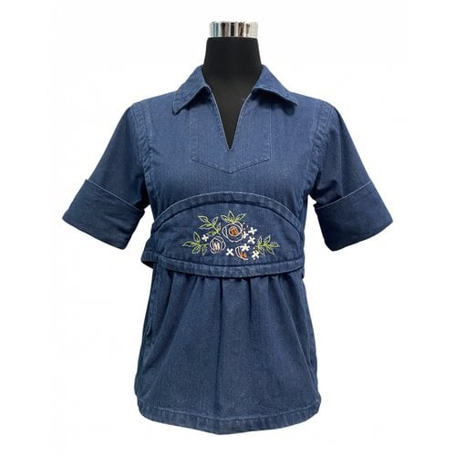Pre-owned Marc Jacobs Top In Blue